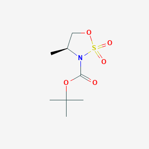 Tert-butyl(4S)-4-methyl-2,2-dioxo-1,2,3-oxathiazolidine-3-carboxylateͼƬ