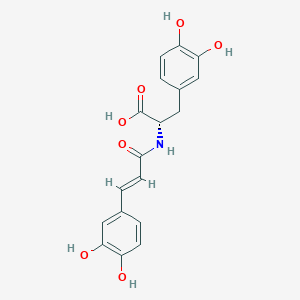 N-[3',4'-Dihydroxy-(E)-cinnamoyl]-3-hydroxy-L-tyrosineͼƬ