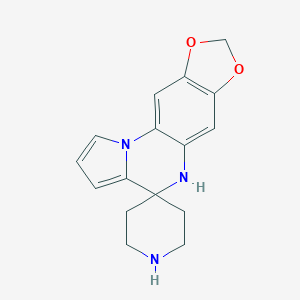 SPIRO[[1,3]DIOXOLO[4,5-G]PYRROLO[1,2-A]QUINOXALINE-4(5H),4'-PIPERIDINE]ͼƬ