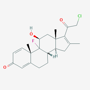 (11β)-21-Chloro-9-fluoro-11-hydroxy-16-methylpregna-1,4,16-triene-3,20-dione图片