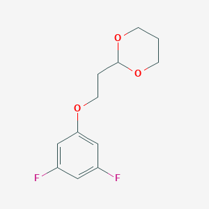 2-[2-(3,5-Difluoro-phenoxy)ethyl]-1,3-dioxaneͼƬ