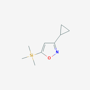 3-Cyclopropyl-5-trimethylsilanyl-isoxazoleͼƬ