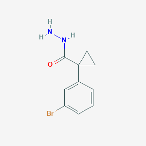 1-(3-Bromophenyl)cyclopropane-1-carbohydrazide图片