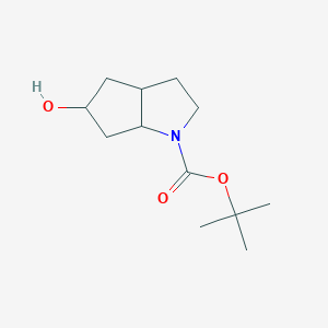 Tert-butyl5-hydroxyhexahydrocyclopenta[b]pyrrole-1(2H)-carboxylateͼƬ