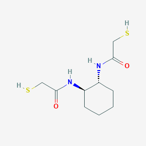 (+/-)-trans-1,2-Bis(2-mercaptoacetamido)cyclohexaneͼƬ