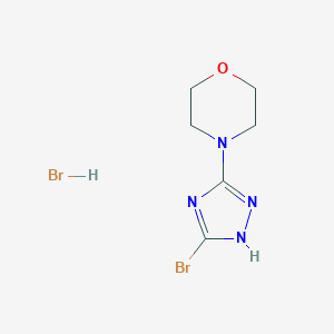 4-(5-Bromo-1H-1,2,4-triazol-3-yl)morpholine hydrobromideͼƬ