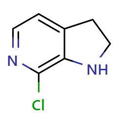 7-Chloro-1H,2H,3H-pyrrolo[2,3-C]pyridineͼƬ