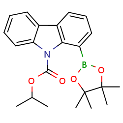 isopropyl1-(4,4,5,5-tetramethyl-1,3,2-dioxaborolan-2-yl)carbazole-9-carboxylateͼƬ