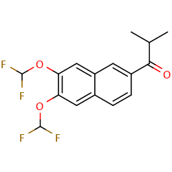 1-[6,7-bis(difluoromethoxy)naphthalen-2-yl]-2-methylpropan-1-oneͼƬ