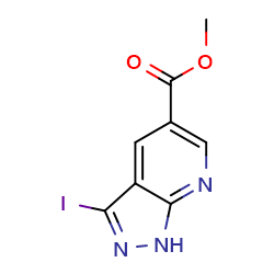 Methyl3-iodo-1H-pyrazolo[3,4-B]pyridine-5-carboxylateͼƬ