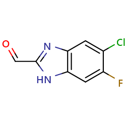 5-chloro-6-fluoro-1H-1,3-benzodiazole-2-carbaldehydeͼƬ