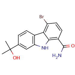 4-bromo-7-(2-hydroxypropan-2-yl)-9H-carbazole-1-carboxamideͼƬ