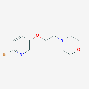 4-[2-[(6-Bromo-3-pyridyl)oxy]ethyl]morpholineͼƬ