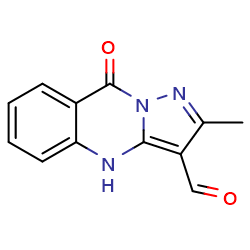 2-methyl-9-oxo-4H,9H-pyrazolo[3,2-b]quinazoline-3-carbaldehydeͼƬ