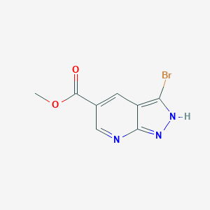 Methyl3-bromo-1H-pyrazolo[3,4-B]pyridine-5-carboxylateͼƬ