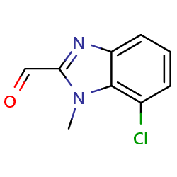 7-chloro-1-methyl-1H-1,3-benzodiazole-2-carbaldehydeͼƬ