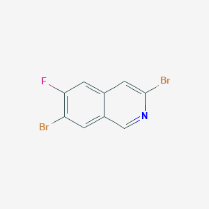 3,7-dibromo-6-fluoroisoquinolineͼƬ