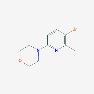 4-(5-Bromo-6-methylpyridin-2-yl)morpholineͼƬ