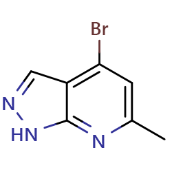 4-Bromo-6-methyl-1H-pyrazolo[3,4-b]pyridineͼƬ