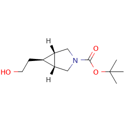 Tert-butyl(1R,5S)-6-(2-hydroxyethyl)-3-azabicyclo[3,1,0]hexane-3-carboxylateͼƬ