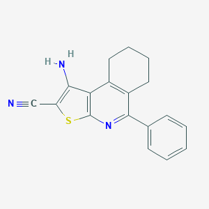 1-Amino-5-phenyl-6,7,8,9-tetrahydrothieno[2,3-c]isoquinoline-2-carbonitrileͼƬ