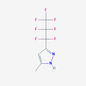 3(5)-Heptafluoropropyl-5(3)-methylpyrazoleͼƬ