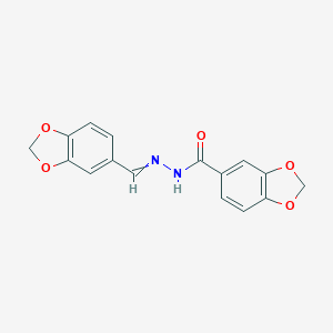 N'-[(E)-1,3-benzodioxol-5-ylmethylidene]-1,3-benzodioxole-5-carbohydrazideͼƬ