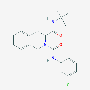 N~3~-(tert-butyl)-N~2~-(3-chlorophenyl)-3,4-dihydro-2,3(1H)-isoquinolinedicarboxamideͼƬ