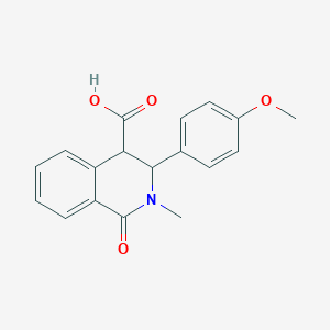 3-(4-methoxyphenyl)-2-methyl-1-oxo-1,2,3,4-tetrahydroisoquinoline-4-carboxylic acidͼƬ