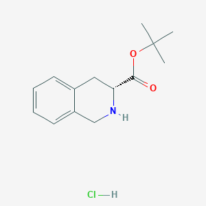 (3R)-1,2,3,4-Tetrahydroisoquinoline-3-carboxylic acid tert-butyl ester hydrochlorideͼƬ