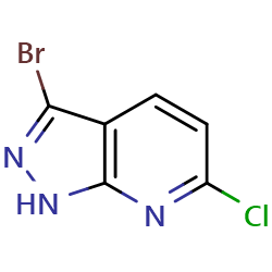 3-Bromo-6-chloro-1H-pyrazolo[3,4-b]pyridineͼƬ