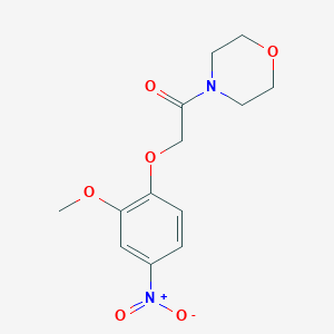 4-[(2-methoxy-4-nitrophenoxy)acetyl]morpholineͼƬ