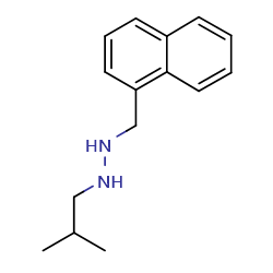 1-isobutyl-2-(1-naphthylmethyl)hydrazine图片