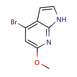 4-Bromo-6-methoxy-1H-pyrrolo[2,3-b]pyridineͼƬ