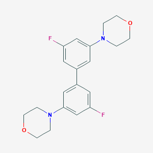 4,4'-(5,5'-Difluoro-[1,1'-biphenyl]-3,3'-diyl)dimorpholineͼƬ