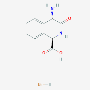 (1R,4S)-rel-4-Amino-1,2,3,4-tetrahydro-3-oxo-1-isoquinolinecarboxylic Acid HydrobromideͼƬ