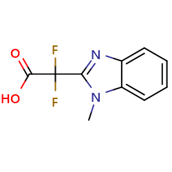 2,2-difluoro-2-(1-methyl-1H-1,3-benzodiazol-2-yl)aceticacidͼƬ