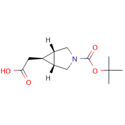 2-((1R,5S,6s)-3-(Tert-butoxycarbonyl)-3-azabicyclo[3,1,0]hexan-6-yl)aceticacid图片