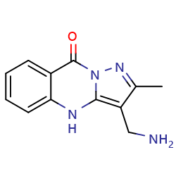 3-(aminomethyl)-2-methyl-4H,9H-pyrazolo[3,2-b]quinazolin-9-oneͼƬ