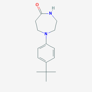 1-(4-tert-Butylphenyl)-1,4-diazepan-5-oneͼƬ