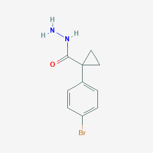 1-(4-Bromophenyl)cyclopropane-1-carbohydrazideͼƬ