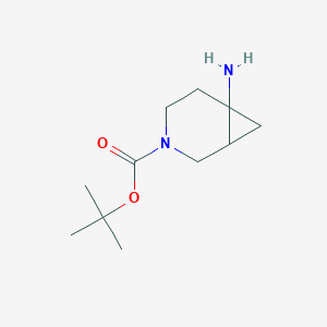 6-Amino-3-aza-bicyclo[4,1,0]heptane-3-carboxylicacidtert-butylester图片