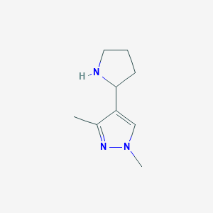 1,3-dimethyl-4-(pyrrolidin-2-yl)-1H-pyrazoleͼƬ