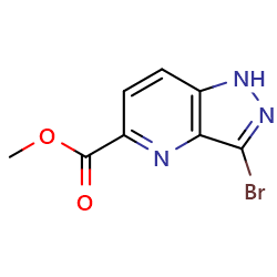 Methyl3-bromo-1H-pyrazolo[4,3-b]pyridine-5-carboxylateͼƬ