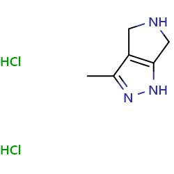 3-Methyl-1,4,5,6-tetrahydropyrrolo[3,4-c]pyrazoledihydrochlorideͼƬ