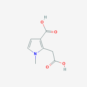 2-(Carboxymethyl)-1-methyl-1H-pyrrole-3-carboxylicacidͼƬ