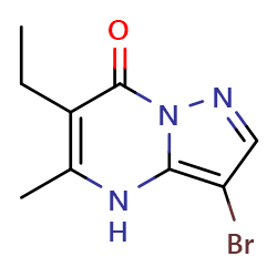 3-Bromo-6-ethyl-5-methylpyrazolo[1,5-A]pyrimidin-7(4H)-oneͼƬ