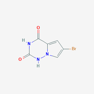 6-bromo-1H,2H,3H,4H-pyrrolo[2,1-f][1,2,4]triazine-2,4-dioneͼƬ