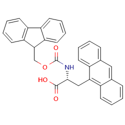 (2R)-3-(9-anthryl)-2-(9H-fluoren-9-ylmethoxycarbonylamino)propanoicacidͼƬ