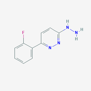 3-(2-Fluorophenyl)-6-hydrazinopyridazineͼƬ